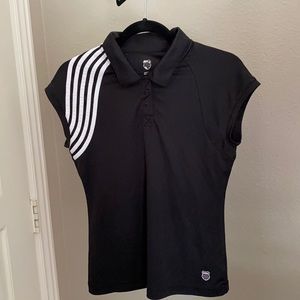 Black K Swiss Tennis/Golf shirt Size M